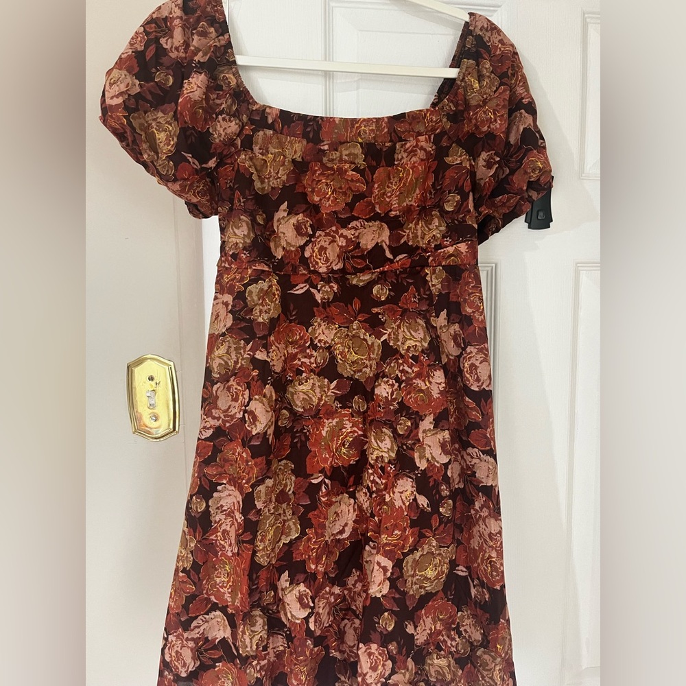 Altar’d State Floral Fall Mini Dress